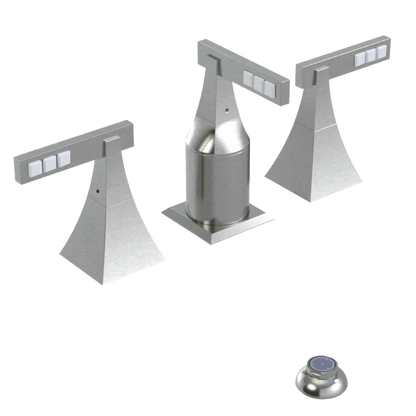 Rubinet Bidet Fitting with Spray, Diverter, and Vacum Breaker (Less Drain) Satin Nickel