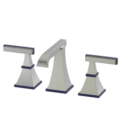 Rubinet Widespread Lav. Set. (less drain) Satin Nickel