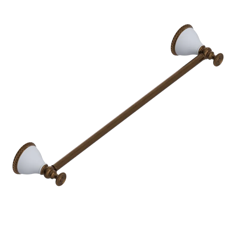 Rubinet Towel Bar 18" Tuscan Brass