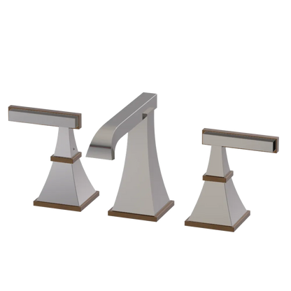 Rubinet Widespread Lav. Set. (less drain) Polished Nickel