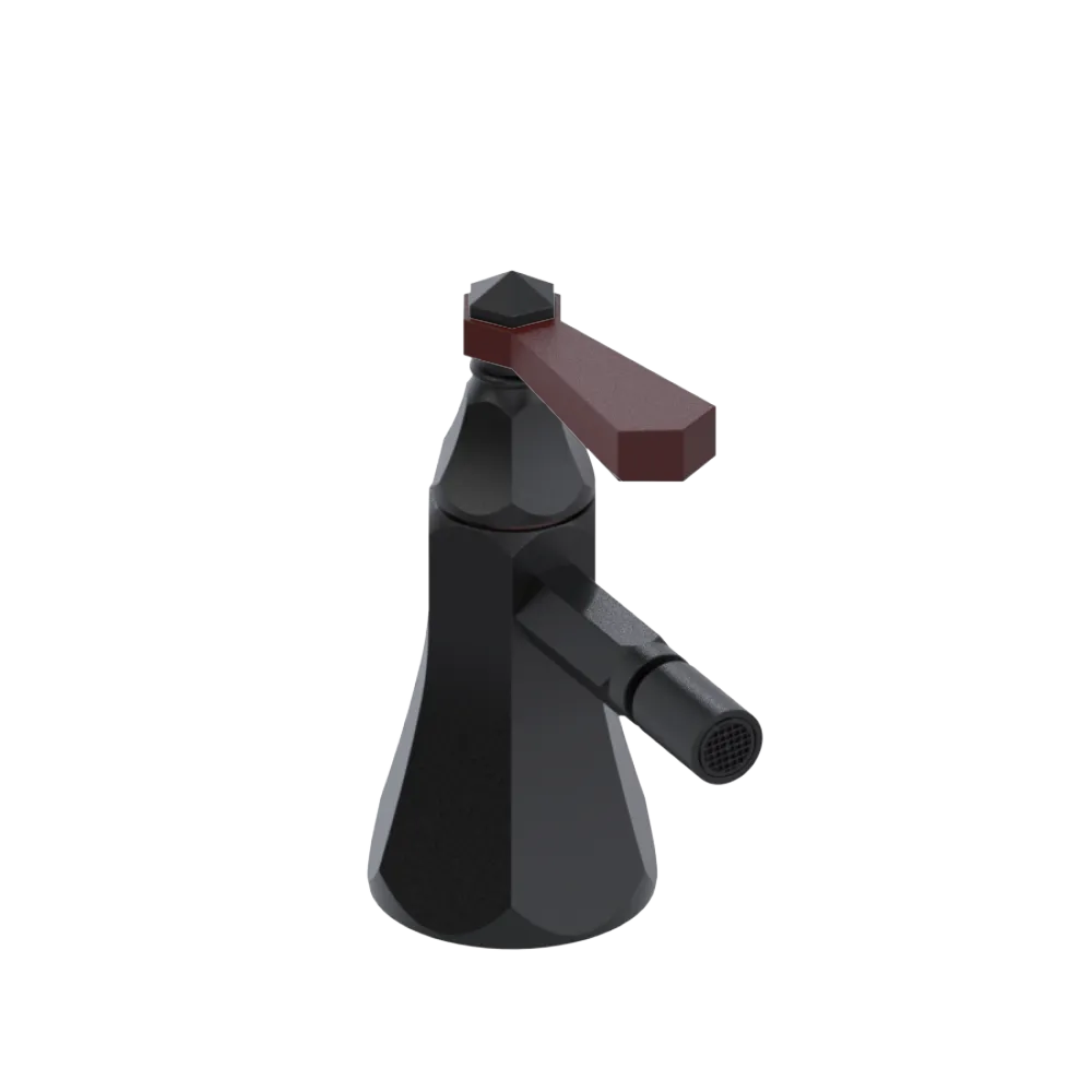 Rubinet Single Control Bidet Fitting (less drain) Matt Black
