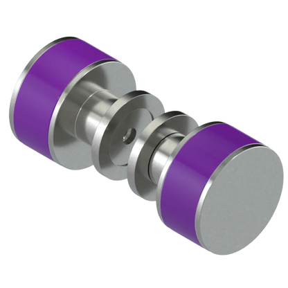 Rubinet Shower Door Knob (set) Satin Nickel