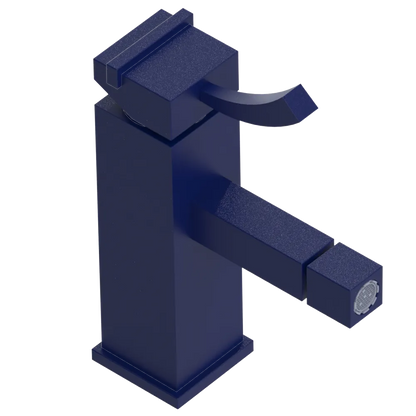 Rubinet Single Control Bidet Fitting (less drain) Midnight Blue