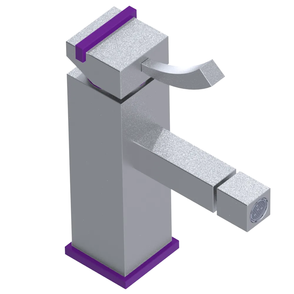 Rubinet Single Control Bidet Fitting (less drain) Satin Chrome