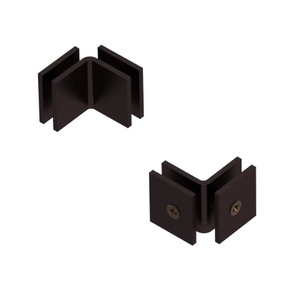 Rubinet 90 Glass to Glass Open Face Oil Rubbed Bronze