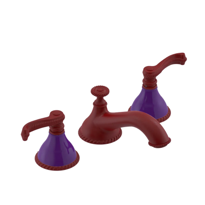 Rubinet Widespread Lav. Set. (less drain) Maroon