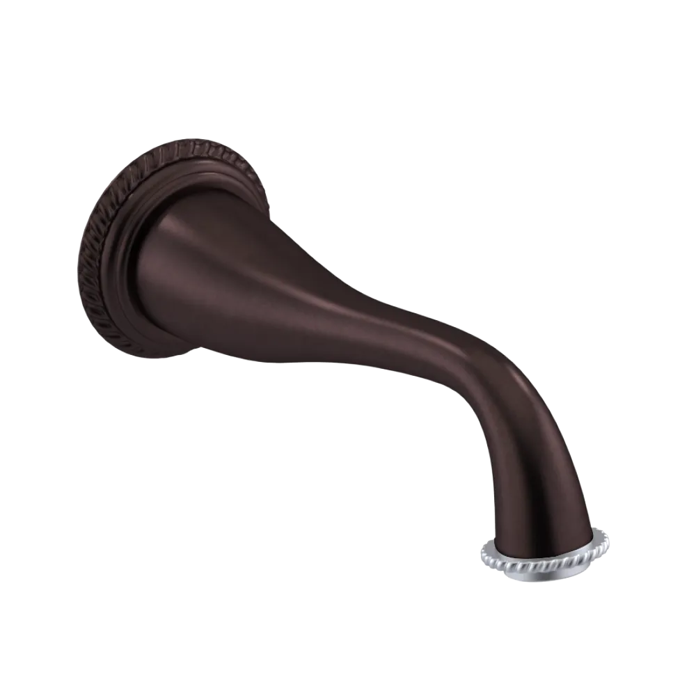 Rubinet Tub Filler Spout Wall Mount Tuscan Brass