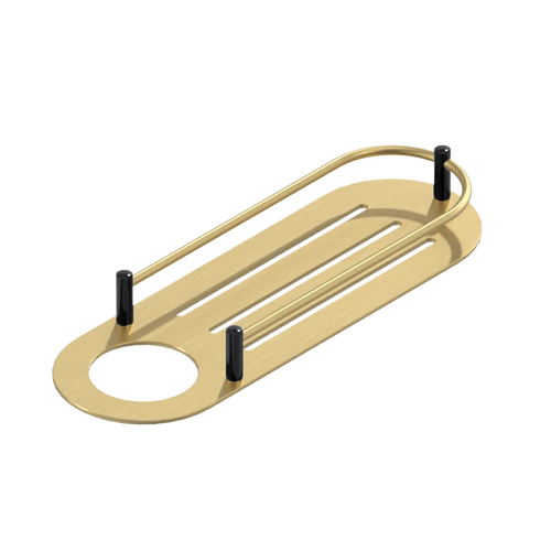 Rubinet Shelf Only Satin Gold