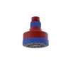 Rubinet 3 FUNCTION SHOWER HEAD Maroon