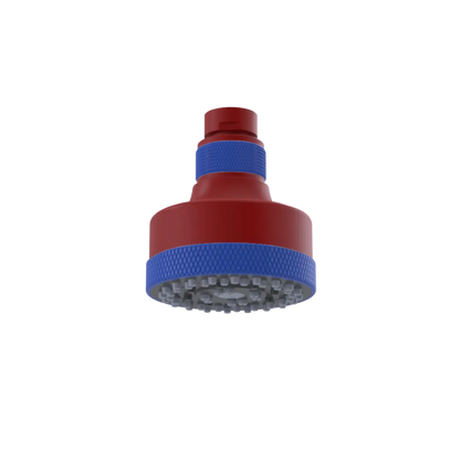 Rubinet 3 FUNCTION SHOWER HEAD Maroon