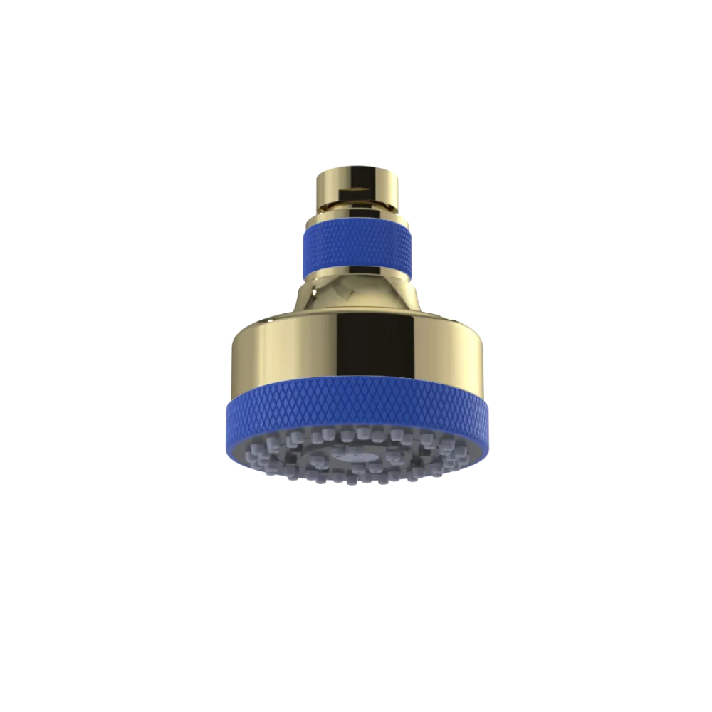 Rubinet 3 FUNCTION SHOWER HEAD Natural Brass