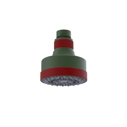 Rubinet 3 FUNCTION SHOWER HEAD Green Envy