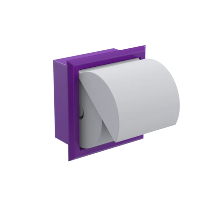 Rubinet RECESSED TOILET PAPER HOLDER Purple Haze