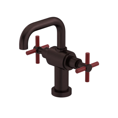 Rubinet Single Hole Dual Handle Lav. Set. (less drain) Oil Rubbed Bronze