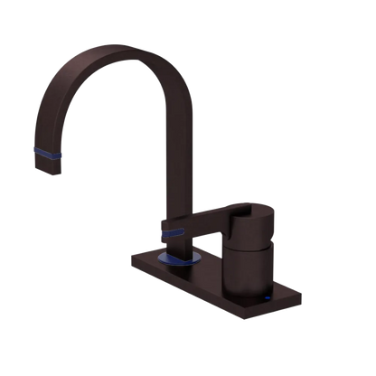 Rubinet 4" Centre Single Control Lav. Set (less drain) Oil Rubbed Bronze