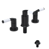 Rubinet Bidet Fitting with Spray, Diverter, and Vacuum Breaker (less drain) Matt Black