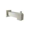 Baril Square 7" tub spout with diverter