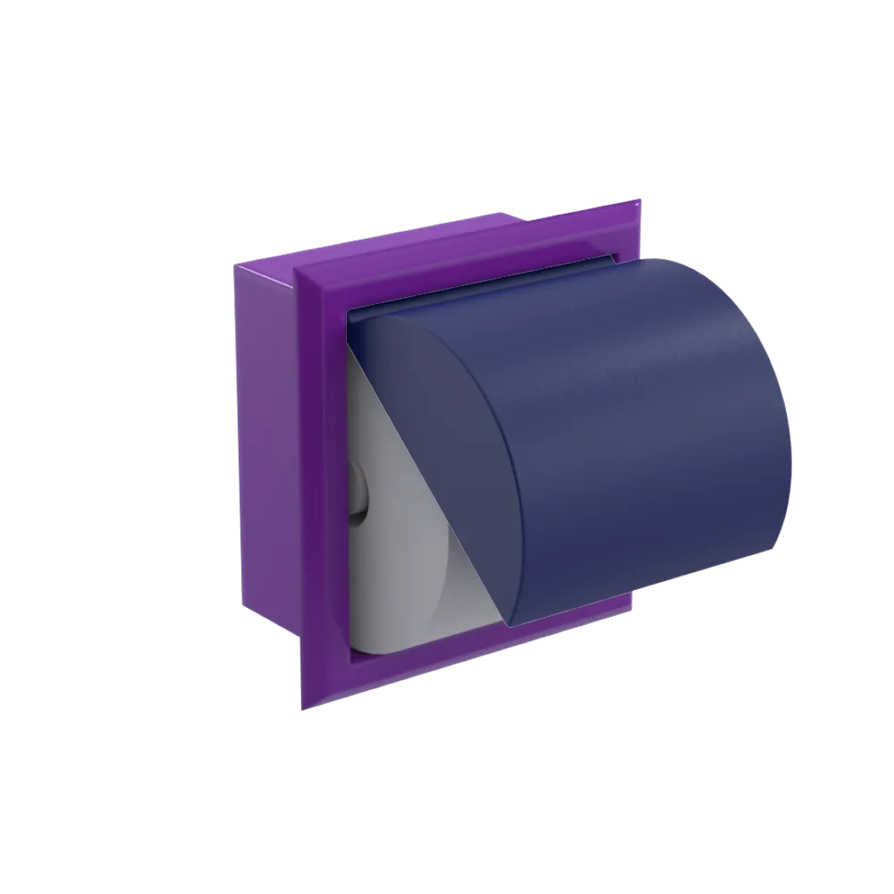 Rubinet RECESSED TOILET PAPER HOLDER Purple Haze