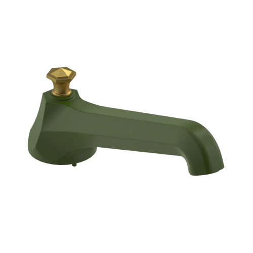 Rubinet Tub Filler Spout Deck Mount Green Envy