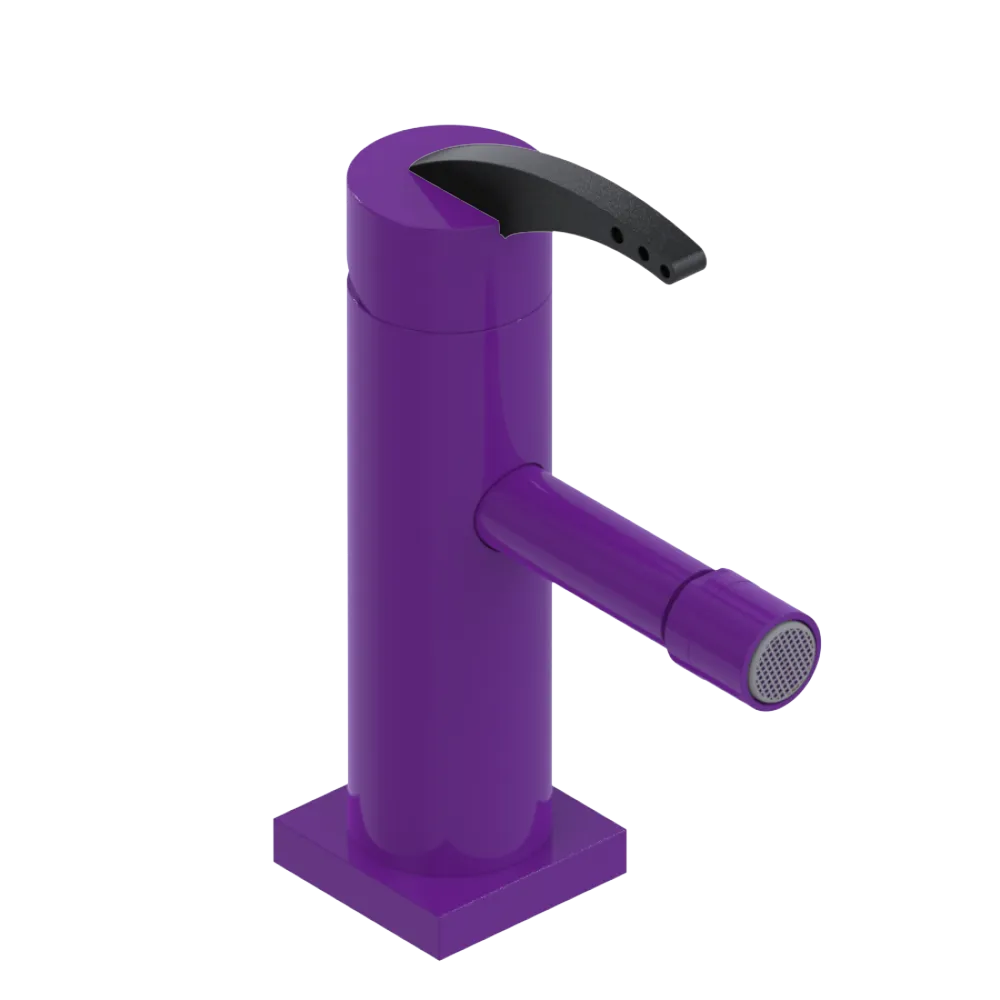 Rubinet Single Control Bidet Fitting (less drain) Purple Haze