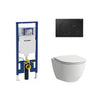 Laufen 2-Piece Toilet Elongated Dual-Flush Wall Mounted Toilet With Geberit In-Wall Tank (Seat Included) - Laufen Pro