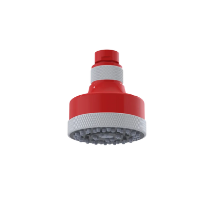 Rubinet 3 FUNCTION SHOWER HEAD Red