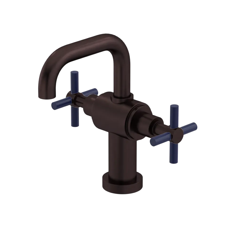 Rubinet Single Hole Dual Handle Lav. Set. (less drain) Oil Rubbed Bronze