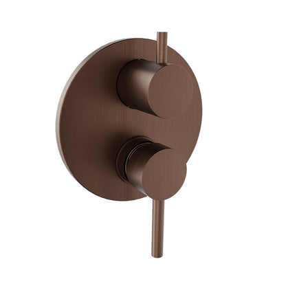 Baril Complete pressure balanced shower valve with 3-way diverter