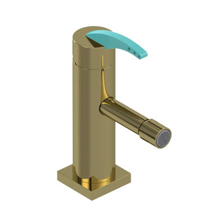 Rubinet Single Control Bidet Fitting (less drain) Natural Brass