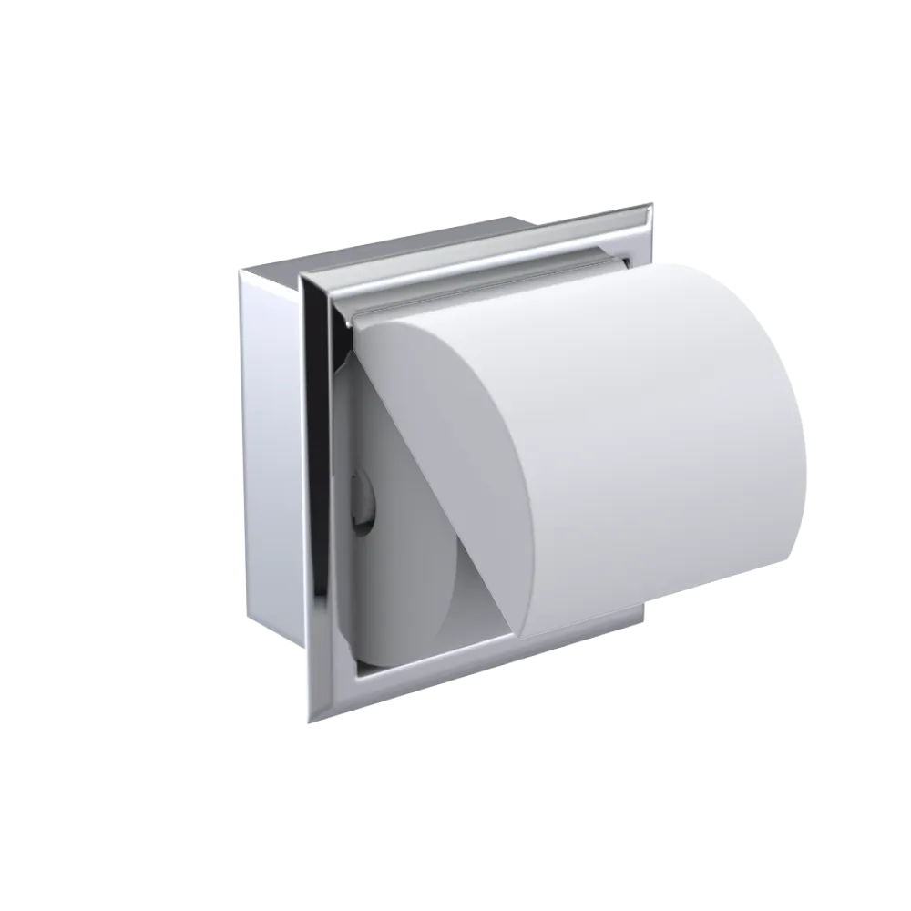 Rubinet RECESSED TOILET PAPER HOLDER Chrome