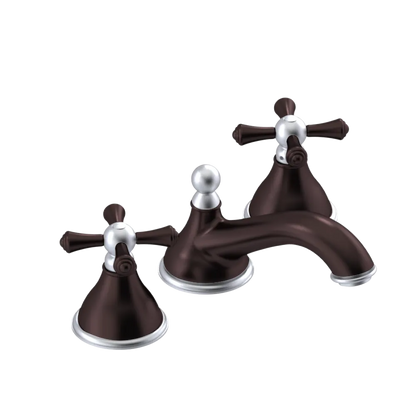 Rubinet Widespread Lav. Set. (less drain) Oil Rubbed Bronze