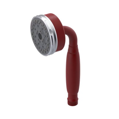 Rubinet 3 Function Hand Held Shower Only Maroon