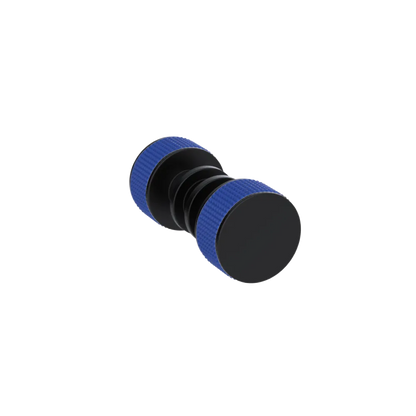 Rubinet Shower Door Knob (set) Matt Black