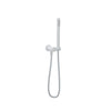 Baril 1-spray anti-limestone hand shower on wall-mounted supply elbow