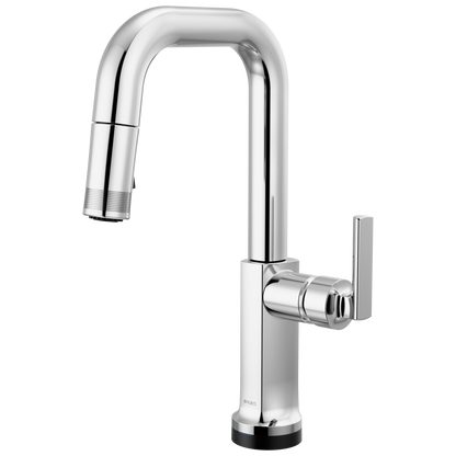 Brizo Smarttouch Pull Down Prep Faucet With Square Spout Less Handle