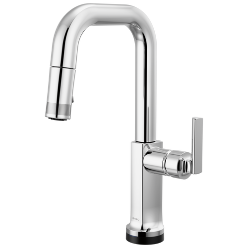 Brizo Smarttouch Pull Down Prep Faucet With Square Spout Less Handle