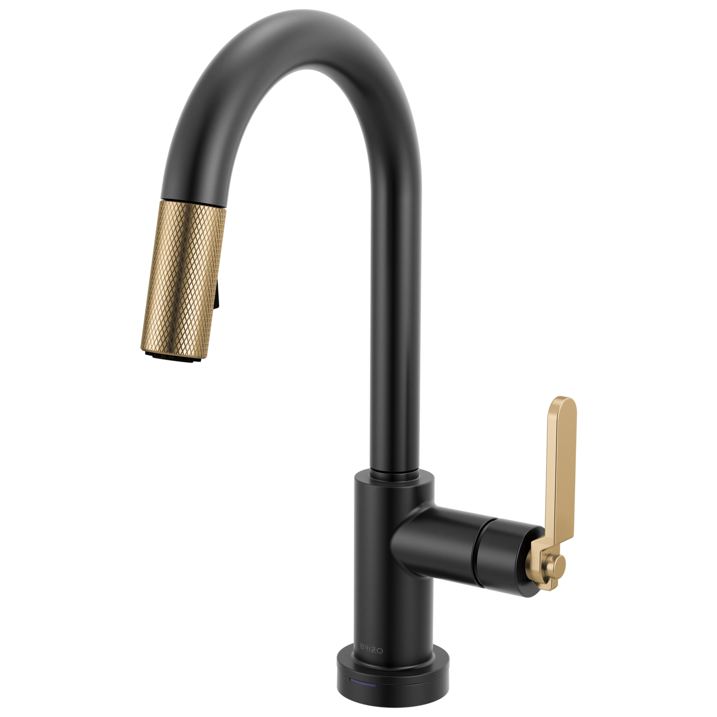 Brizo Smarttouch Pull Down Prep Faucet With Arc Spout Industrial Handle