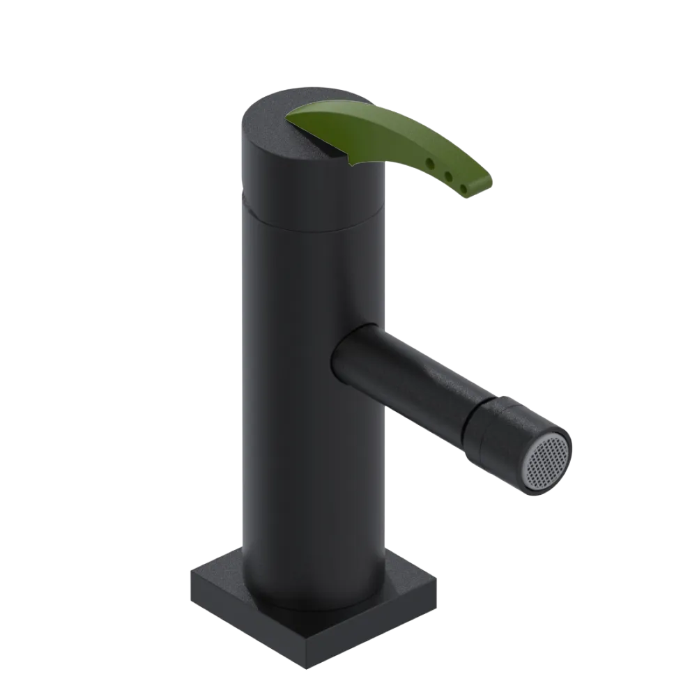 Rubinet Single Control Bidet Fitting (less drain) Matt Black