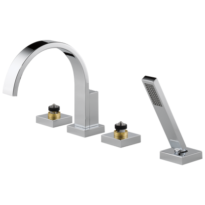 Brizo Roman Tub Faucet With Hand Shower Less Handles