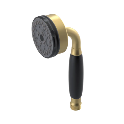 Rubinet 3 Function Hand Held Shower Only Satin Brass