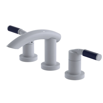 Rubinet Widespread Lav. Set. (less drain) White