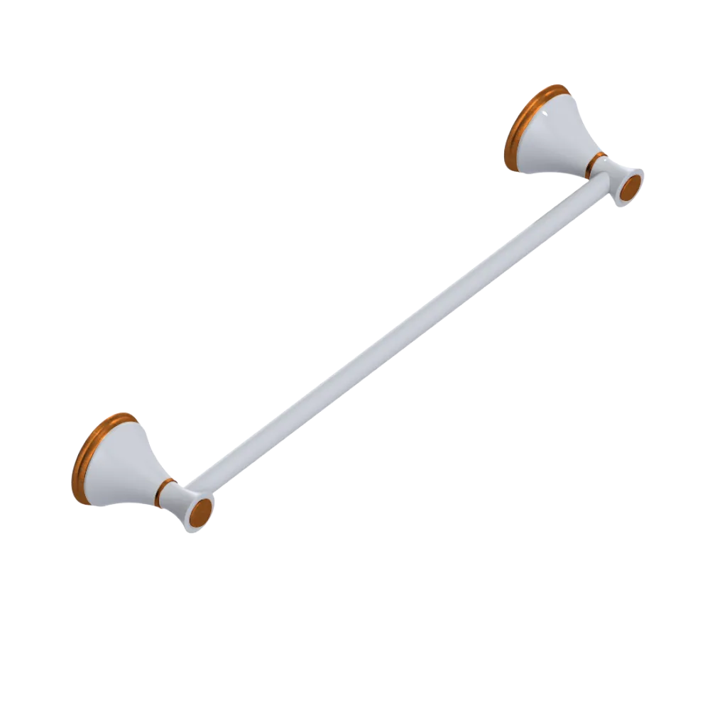 Rubinet Towel Bar 18" White