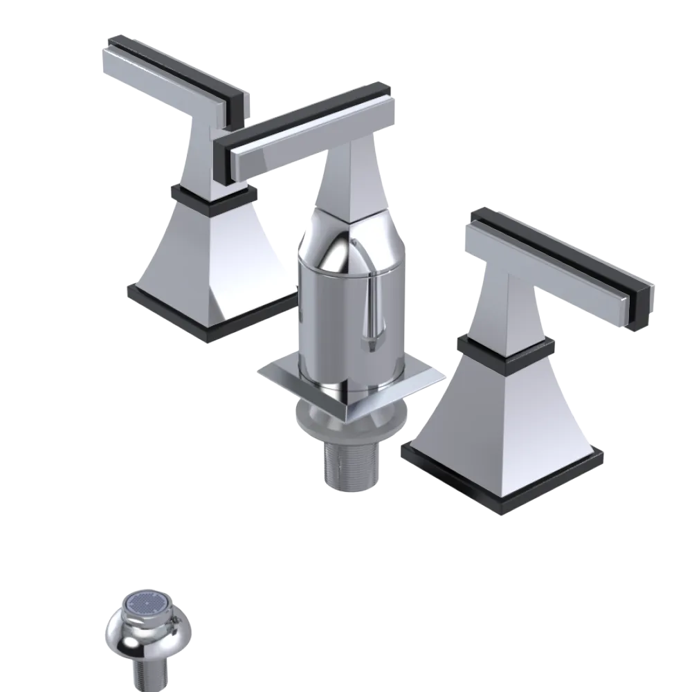 Rubinet Bidet Fitting with Spray, Diverter, and Vacum Breaker (Less Drain) Chrome