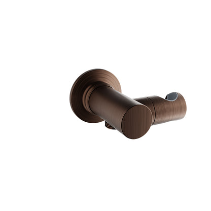 Baril Wall-mounted hand shower holder and supply elbow