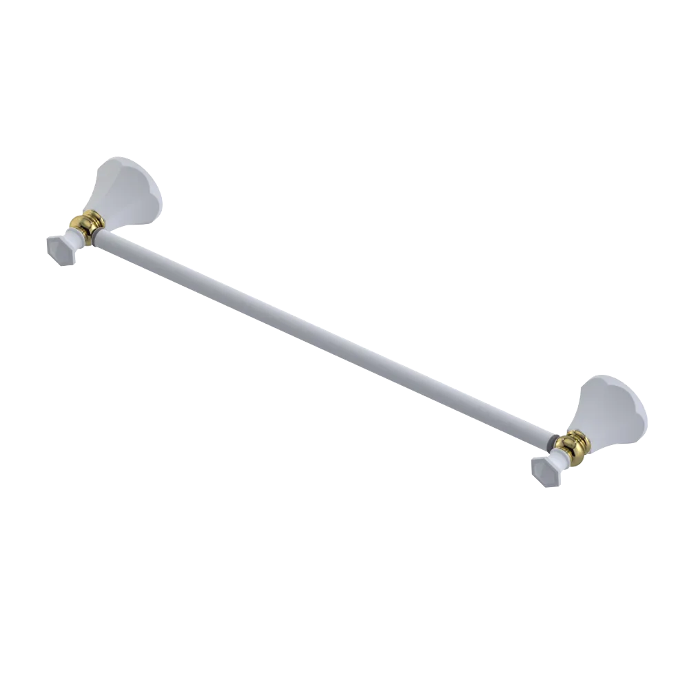 Rubinet Towel Bar 18" Matt White