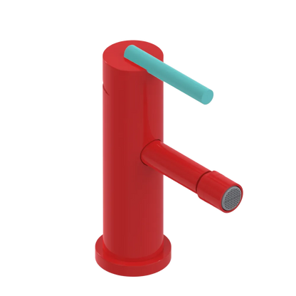 Rubinet Single Control Bidet Fitting (less drain) Red