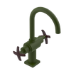 Rubinet Single Hole Dual Handle Lav. Set. (less drain) Green Envy