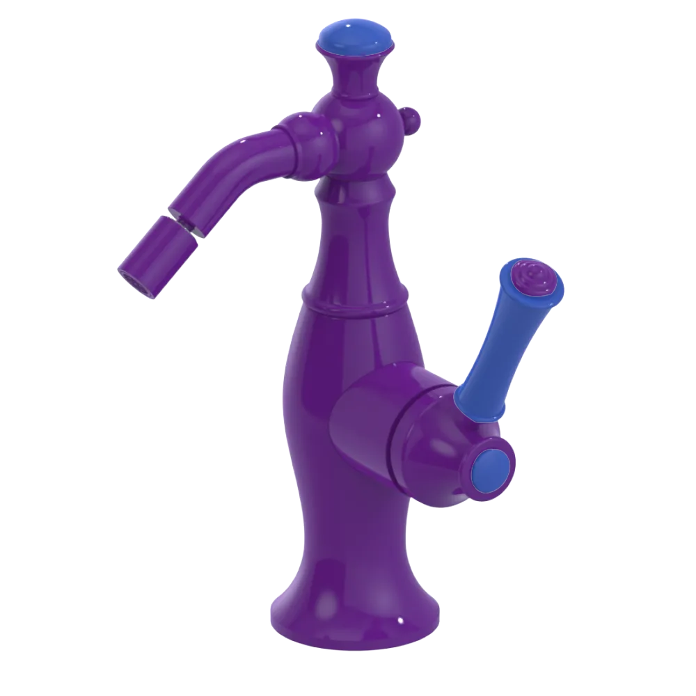 Rubinet Single Control Bidet Fitting (less drain) Purple Haze