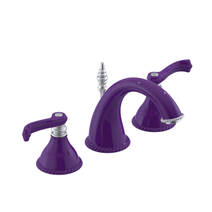 Rubinet Widespread Lav. Set. (less drain) Purple Haze