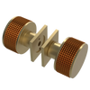 Rubinet Shower Door Knob (set) Satin Brass